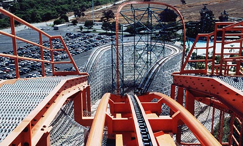 six flags rides california. Year of 1st ride: 2000