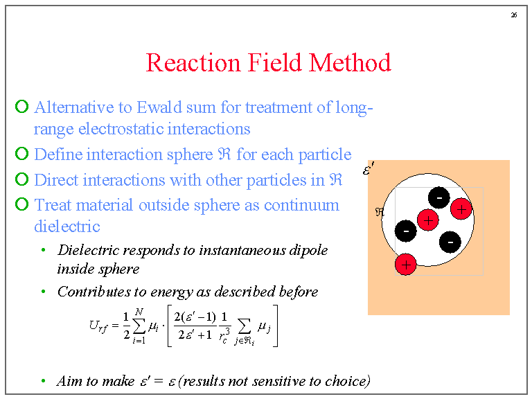 Reaction Field Method