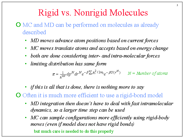 Rigid Vs Nonrigid Molecules