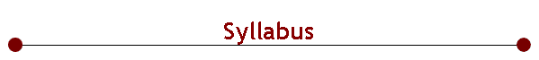  Syllabus 